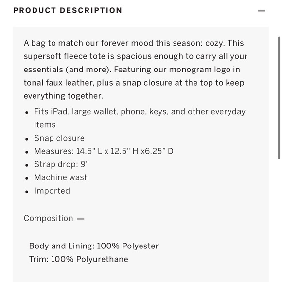 Vitoria Secret plush tote bag - Picture 7 of 7